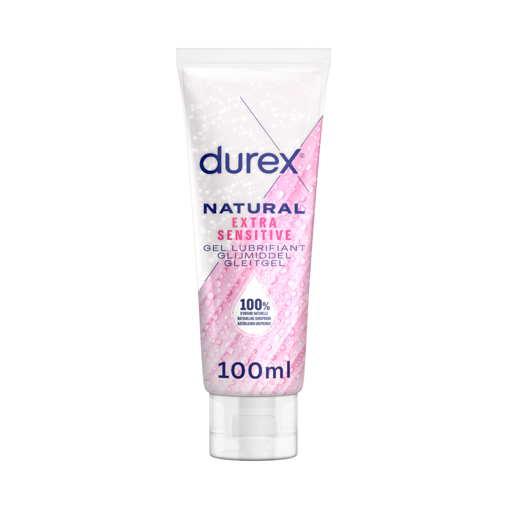 2x Durex Glijmiddel Extra Sensitive 100% natuurlijk 100 ml