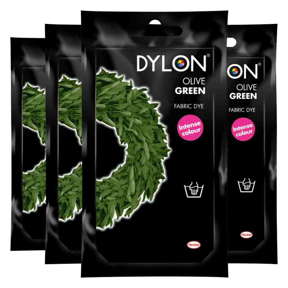 4x Dylon Textielverf - Handwas Olive Green 50 gr