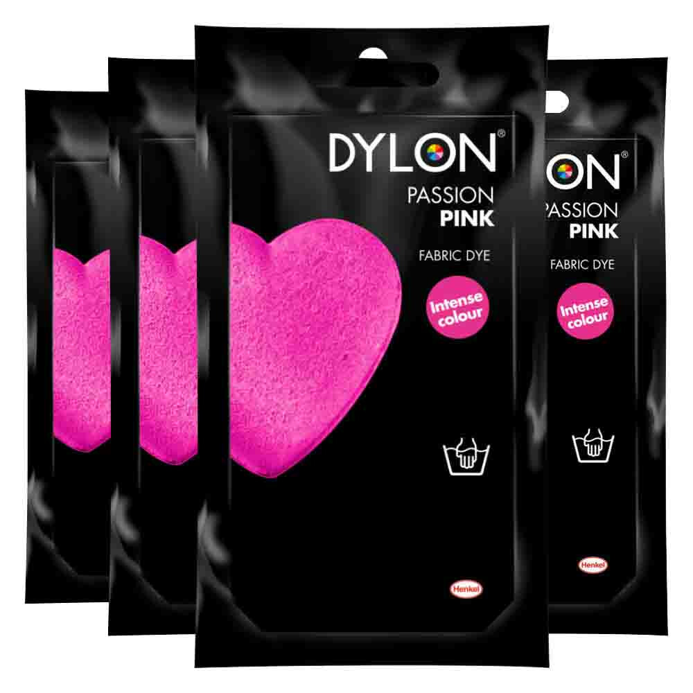 4x Dylon Textielverf - Handwas Passion Pink 50 gr