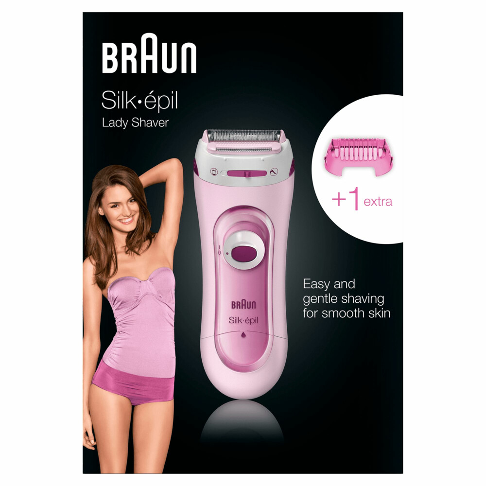 Braun ladyshave Silk-épil 5-100, draadloos elektrisch scheerapparaat en trimmer