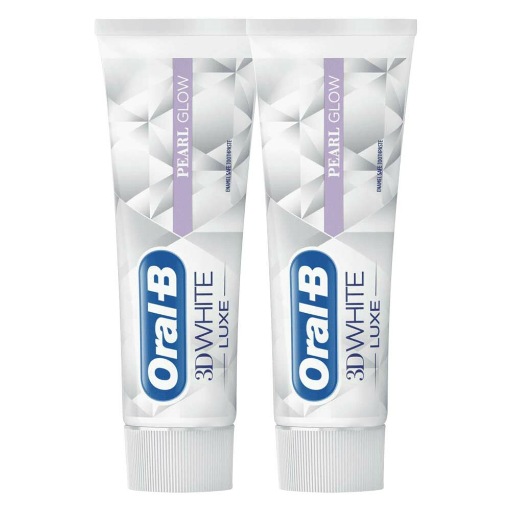 Oral-B Tandpasta 3D White Luxe Pearl Glow 2 75 ml | Plein.nl