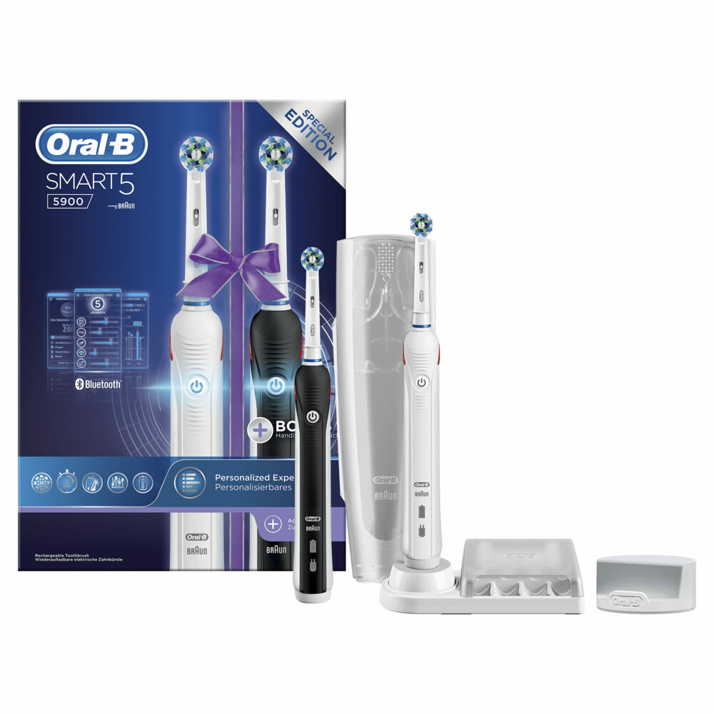 bubbel vrijheid betrouwbaarheid Oral-B Elektrische Tandenborstel Cross Action 5900 Duo 2 Stuks | Plein.nl