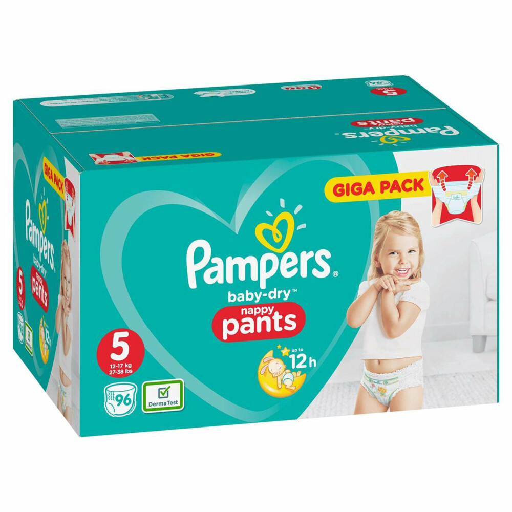 Pampers Baby Dry Pants - Maat 5 - Megapack - 108 stuks - 12/17KG - Nu