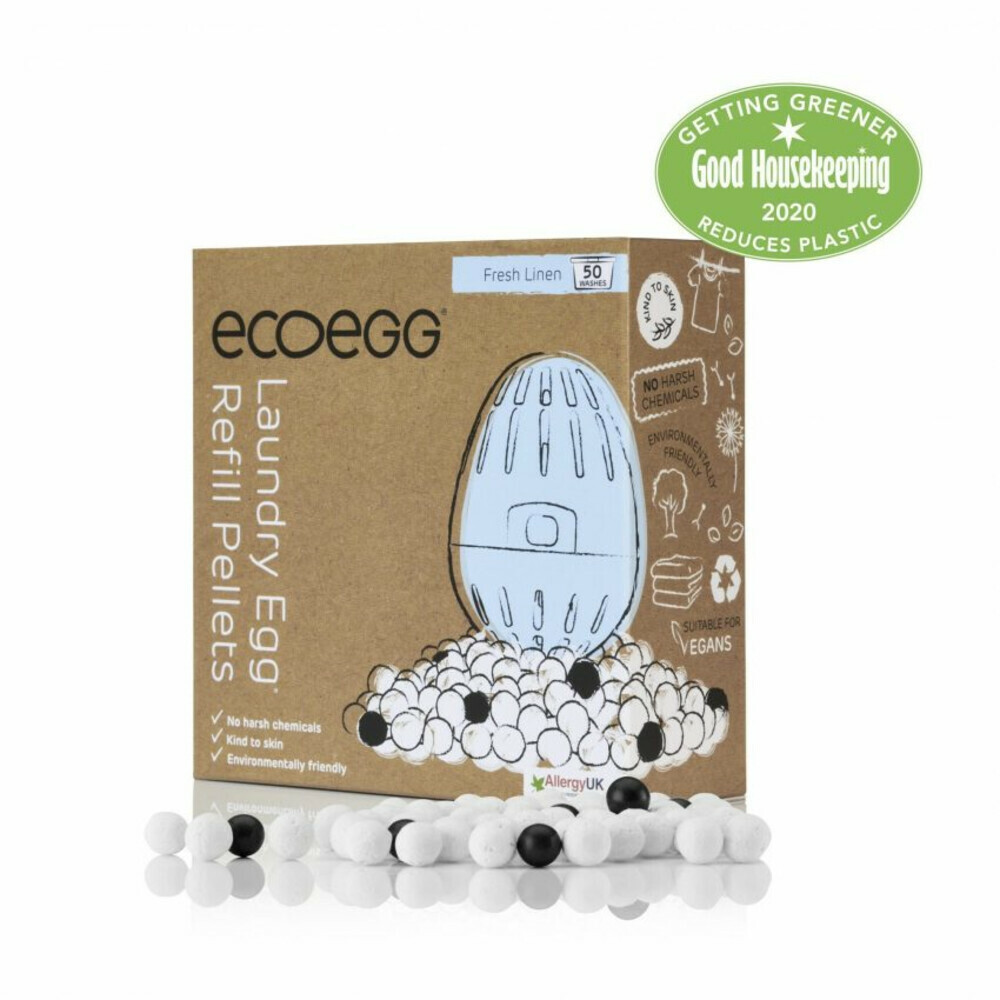 10x ecoegg Laundry Egg Navulling Fresh Linnen 50 beurten