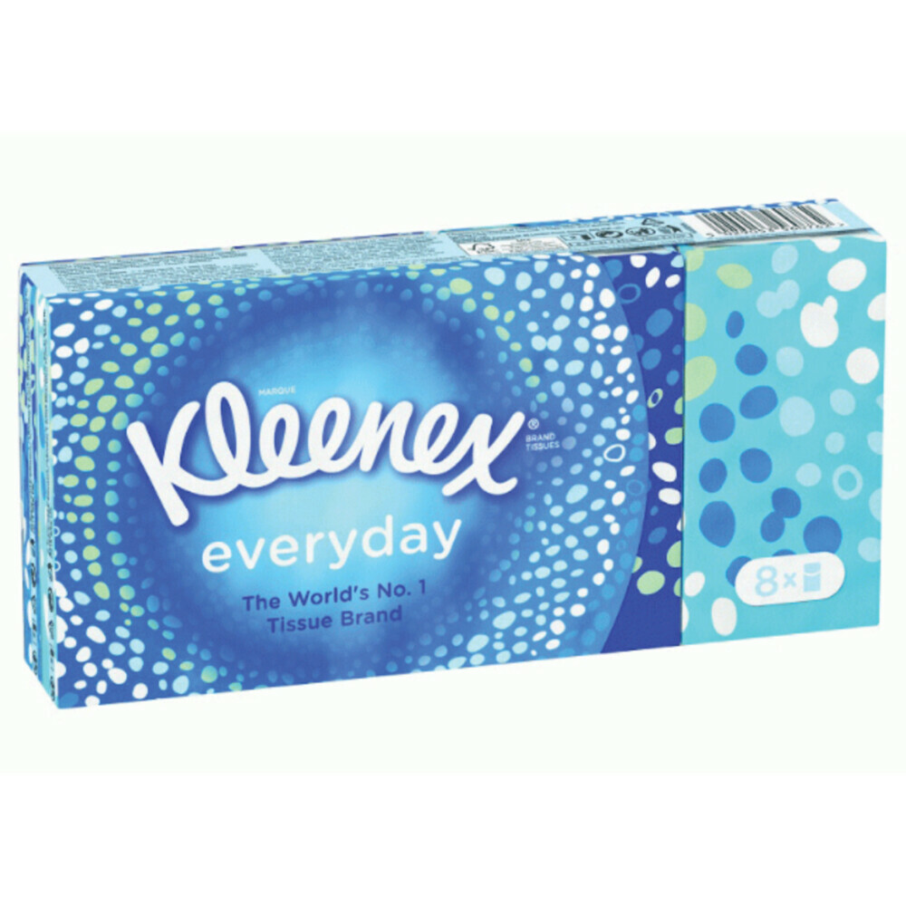 filosofie Voorbijganger Tot ziens Kleenex Zakdoekjes Every Day 8 pakjes | Plein.nl