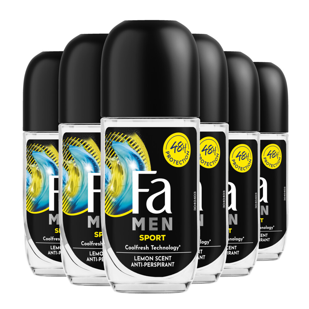 Fa Sport Deoroller 6 x 50ml - Grootverpakking