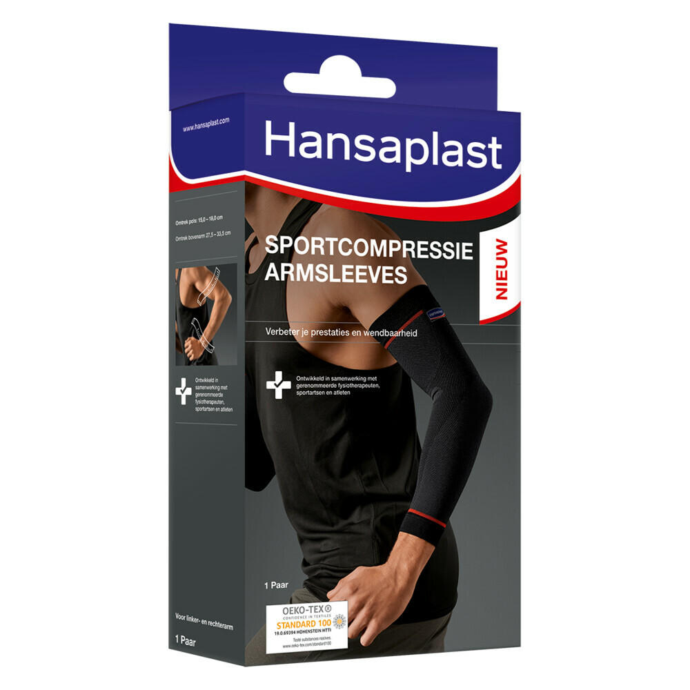 3x Hansaplast Sportcompressie Armsleeves 1 paar