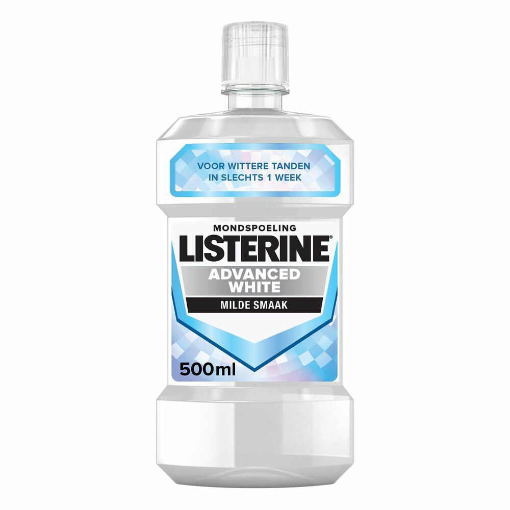 Blind Betekenis Correct Listerine Mondwater Advanced White Mild 500 ml | Plein.nl