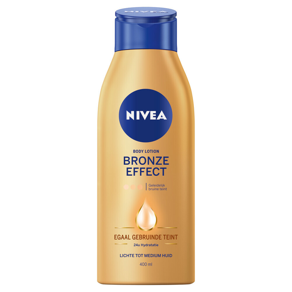 3x Nivea Bronze Effect Lichte Huid 400 ml