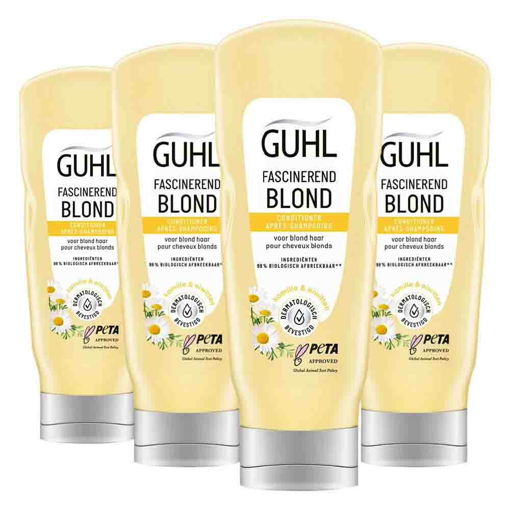 4x Guhl Conditioner Colorshine Fascinerend Blond 200 ml