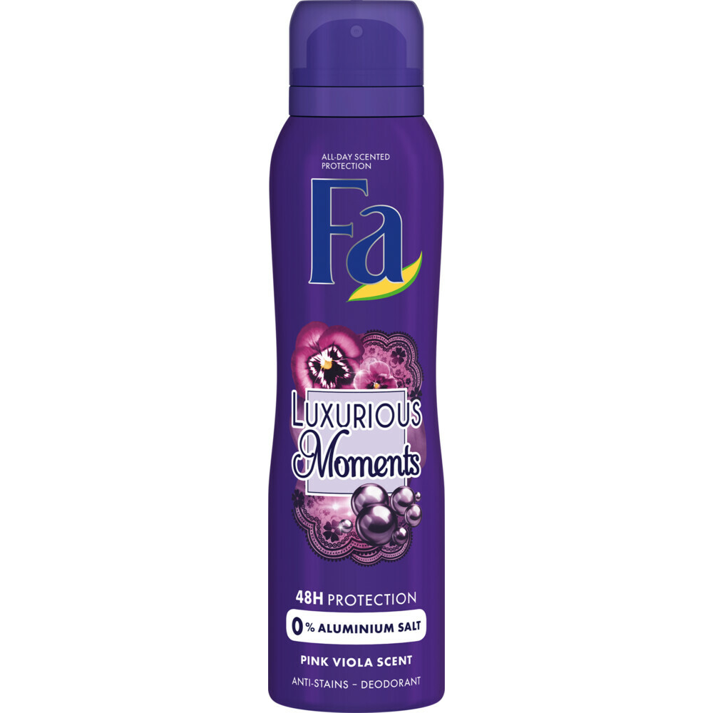 6x Fa Deodorant Spray Luxurious Moments 150 ml