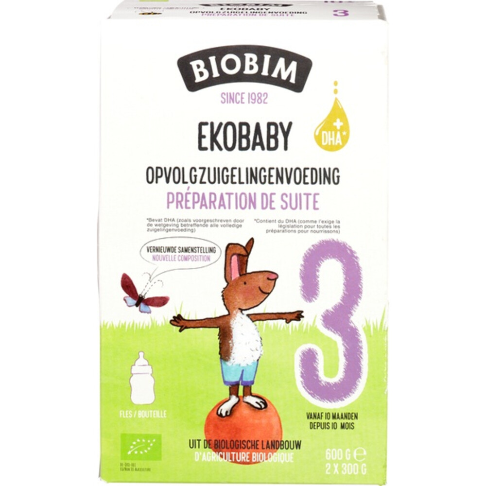 BIOBIM 3 ekobaby 10mnd bio 600gr