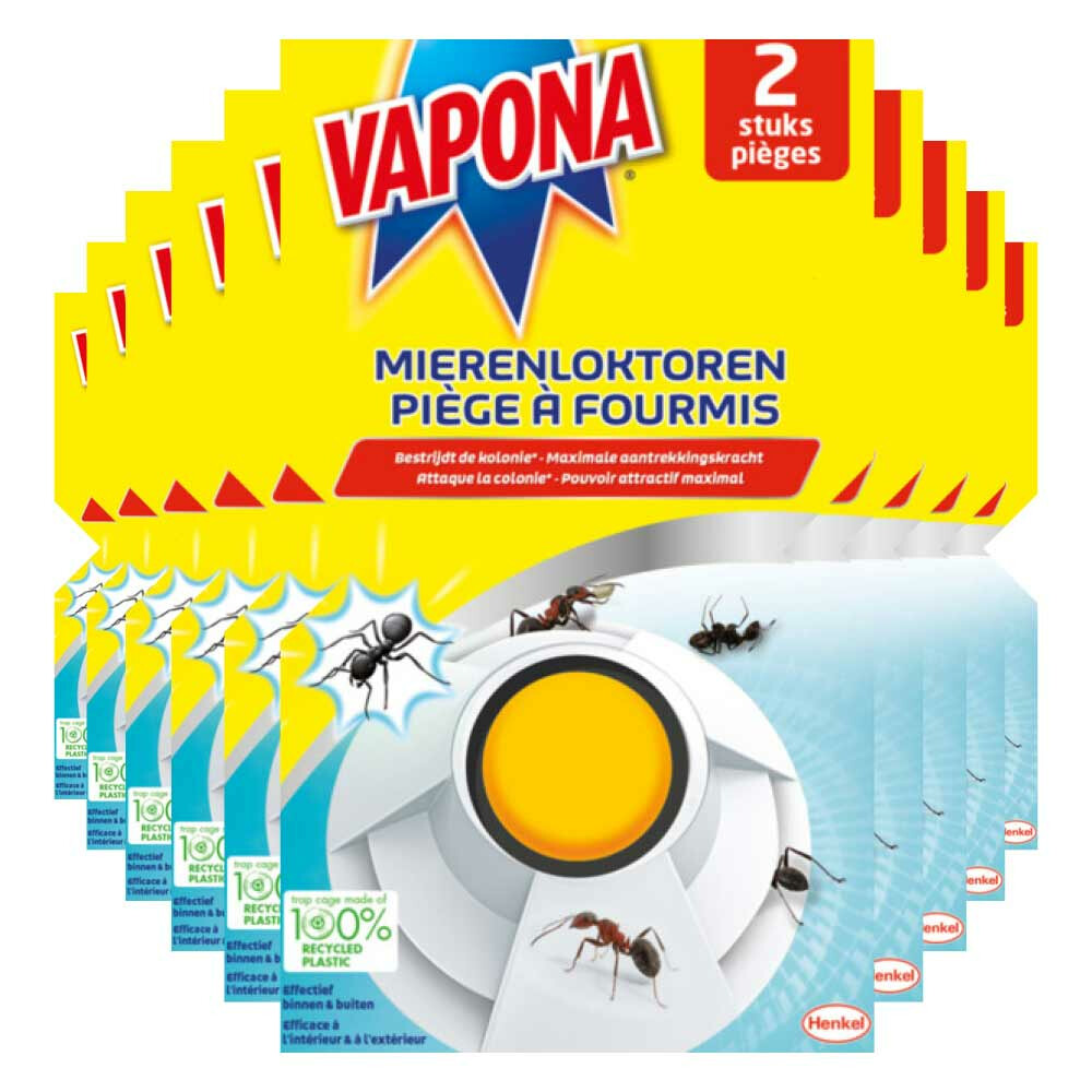 10x Vapona Volcano Mierenloktoren 2 stuks