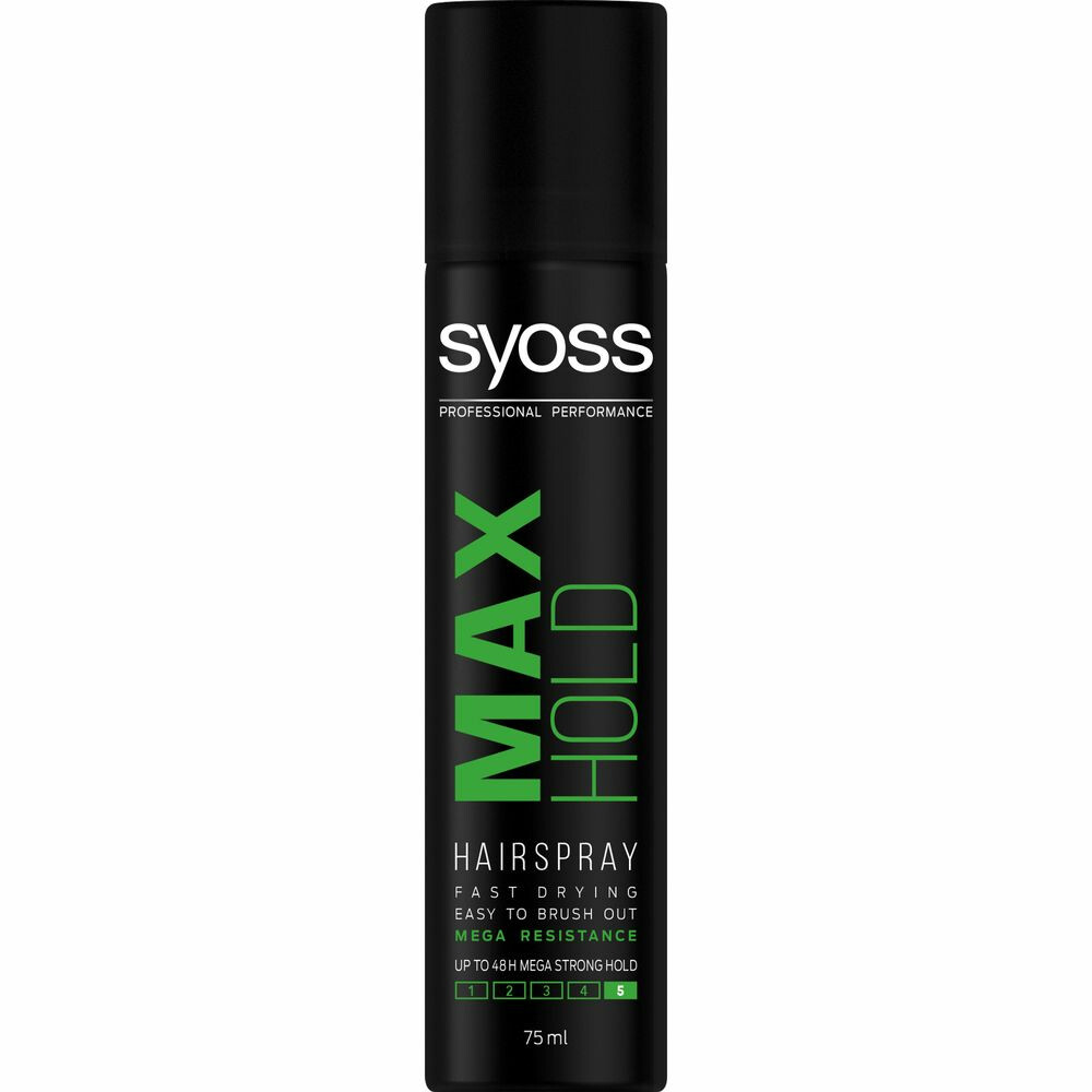 3x Syoss Max Hold Haarspray 75 ml