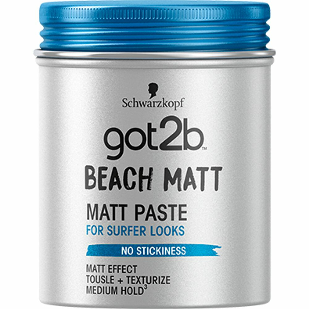 Schwarzkopf Got2b Beach Matt Paste 6x 100ml multiverpakking