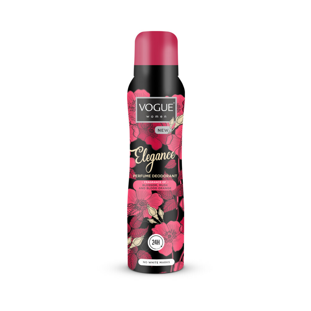 6x Vogue Elegance Parfum Deodorant 150 ml