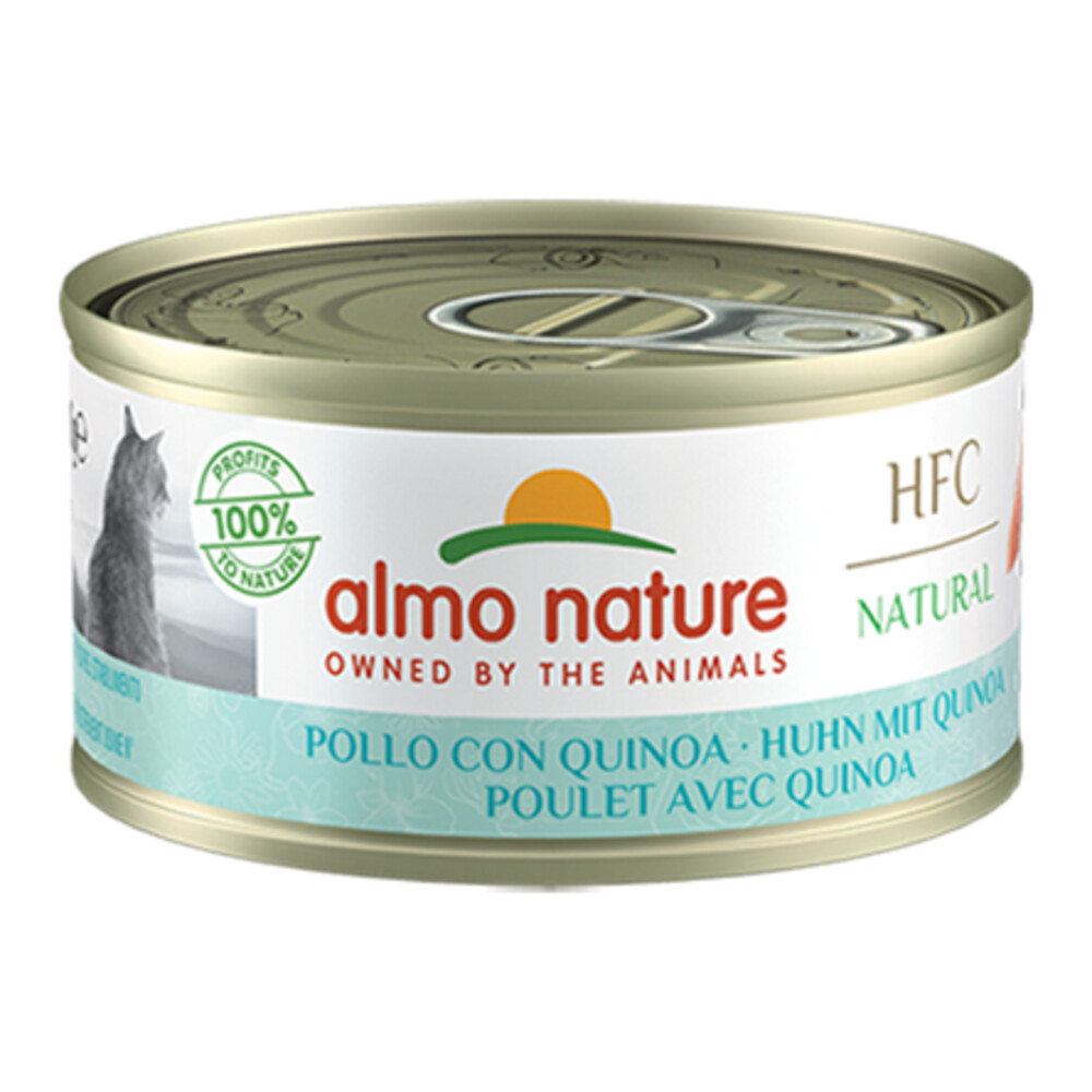 24x Almo Nature HFC Natural Kattenvoer Kip met Quinoa 70 gr