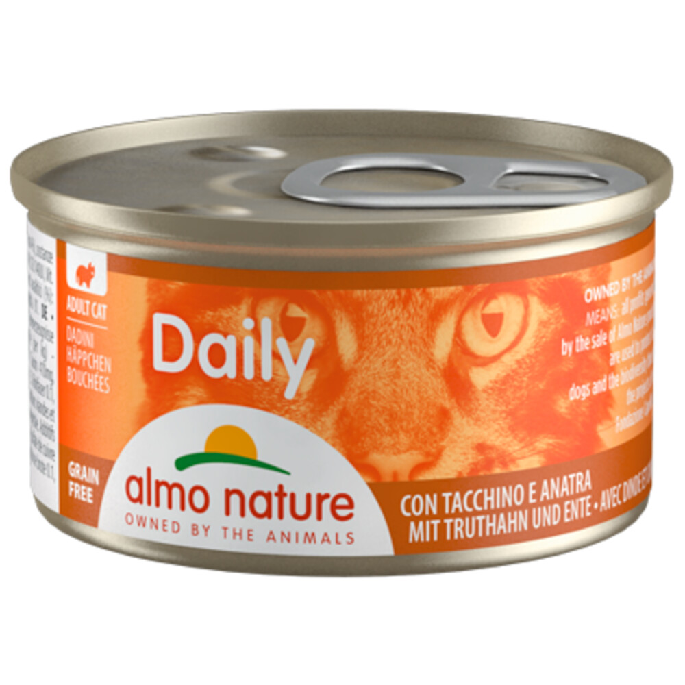 Almo Nature Daily Kattenvoer Kalkoen - Eend 85 gr