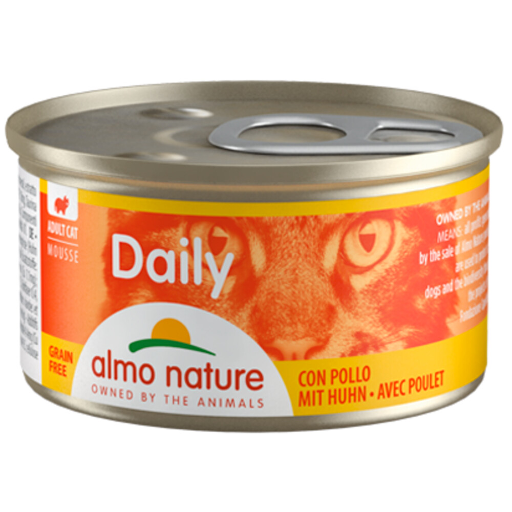 Almo Nature Daily Mousse met Kip 85 gram Per 24