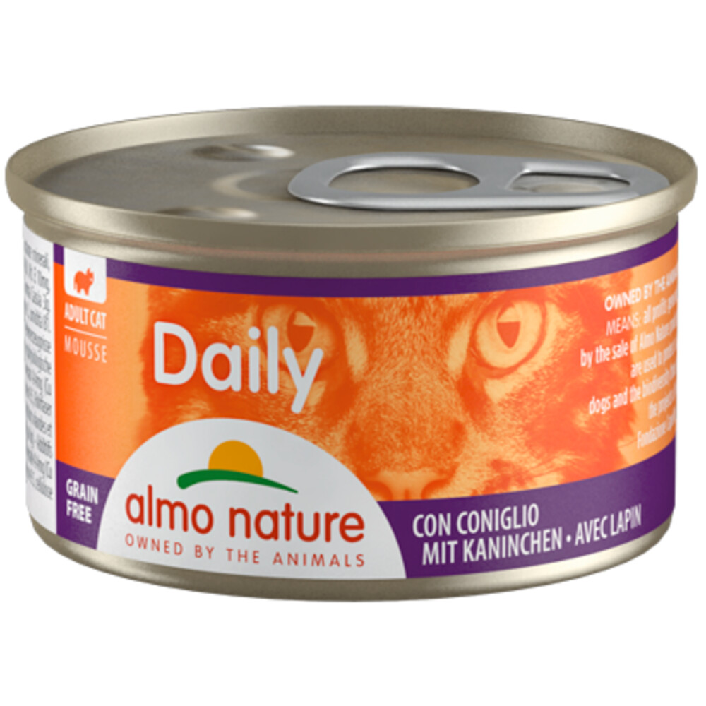 Almo Nature Daily Mouse met Konijn 85 gram Per 24