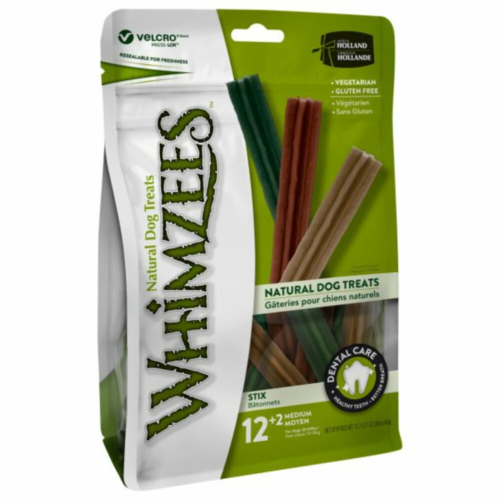 6x Whimzees Value Bag Stix Medium 14 stuks