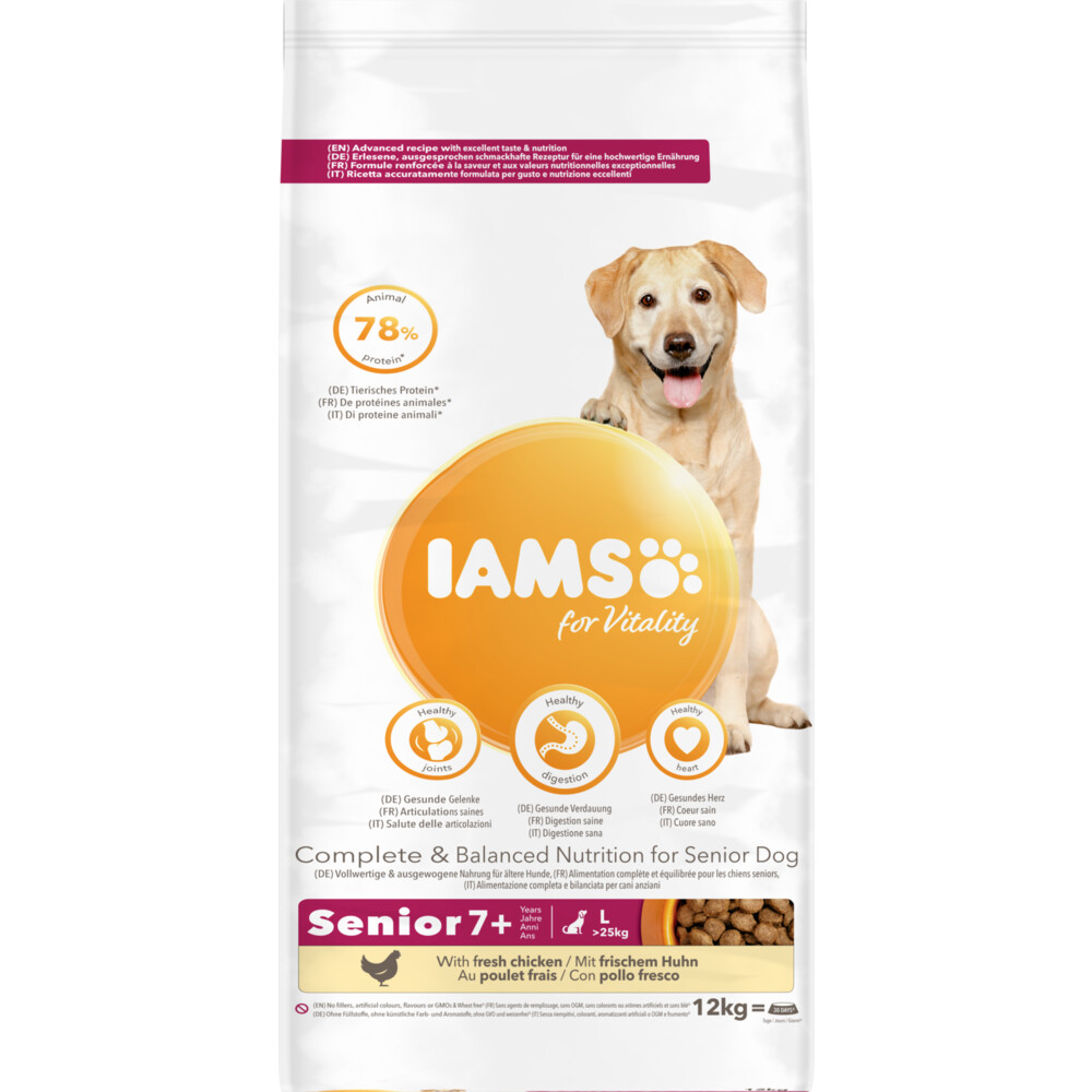 IAMS For Vitality Senior Dog Large Breed 12 kg