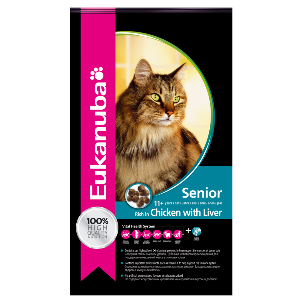 Eukanuba Senior voor de kat 10 kg