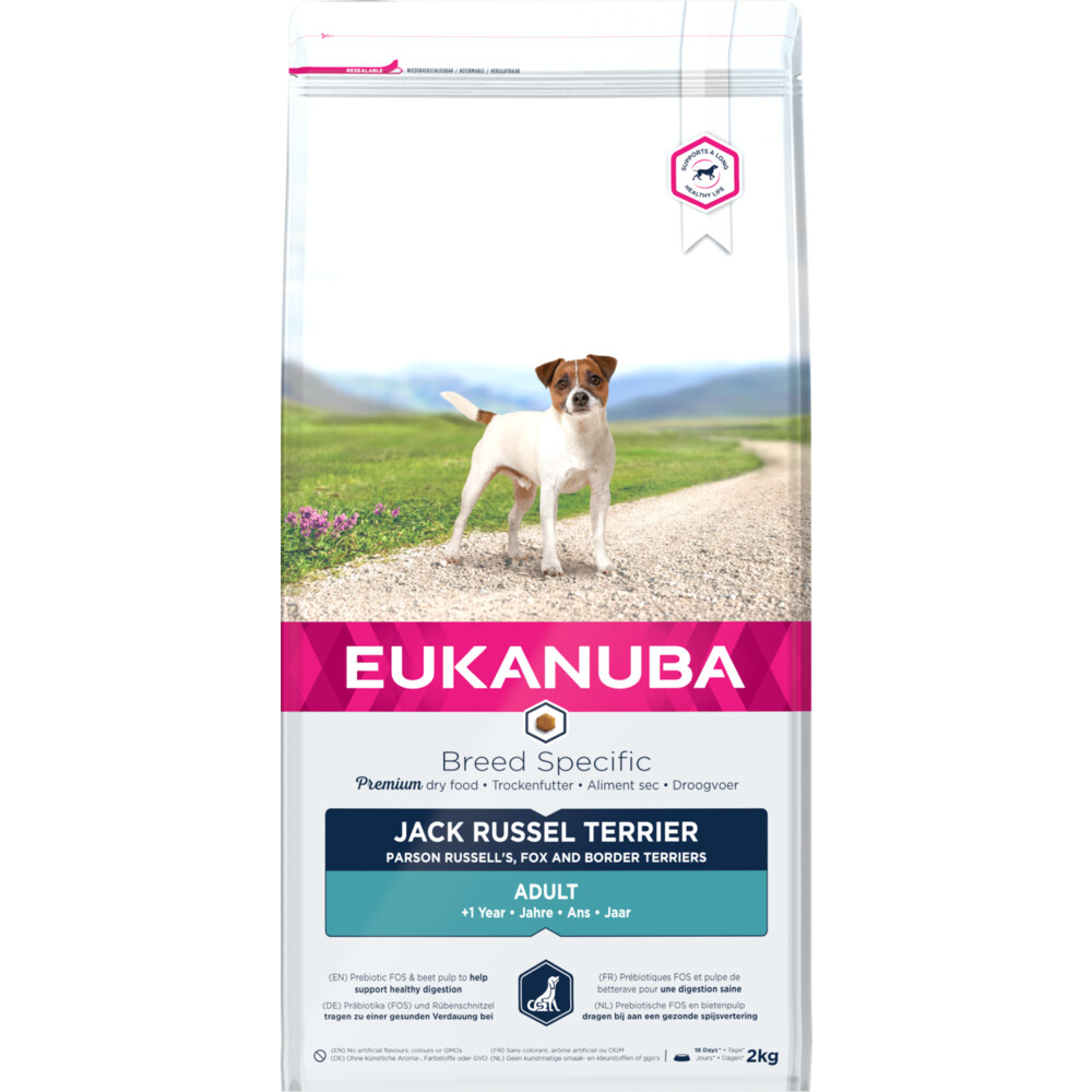 4x Eukanuba Dog Adult Jack Russel 2 kg