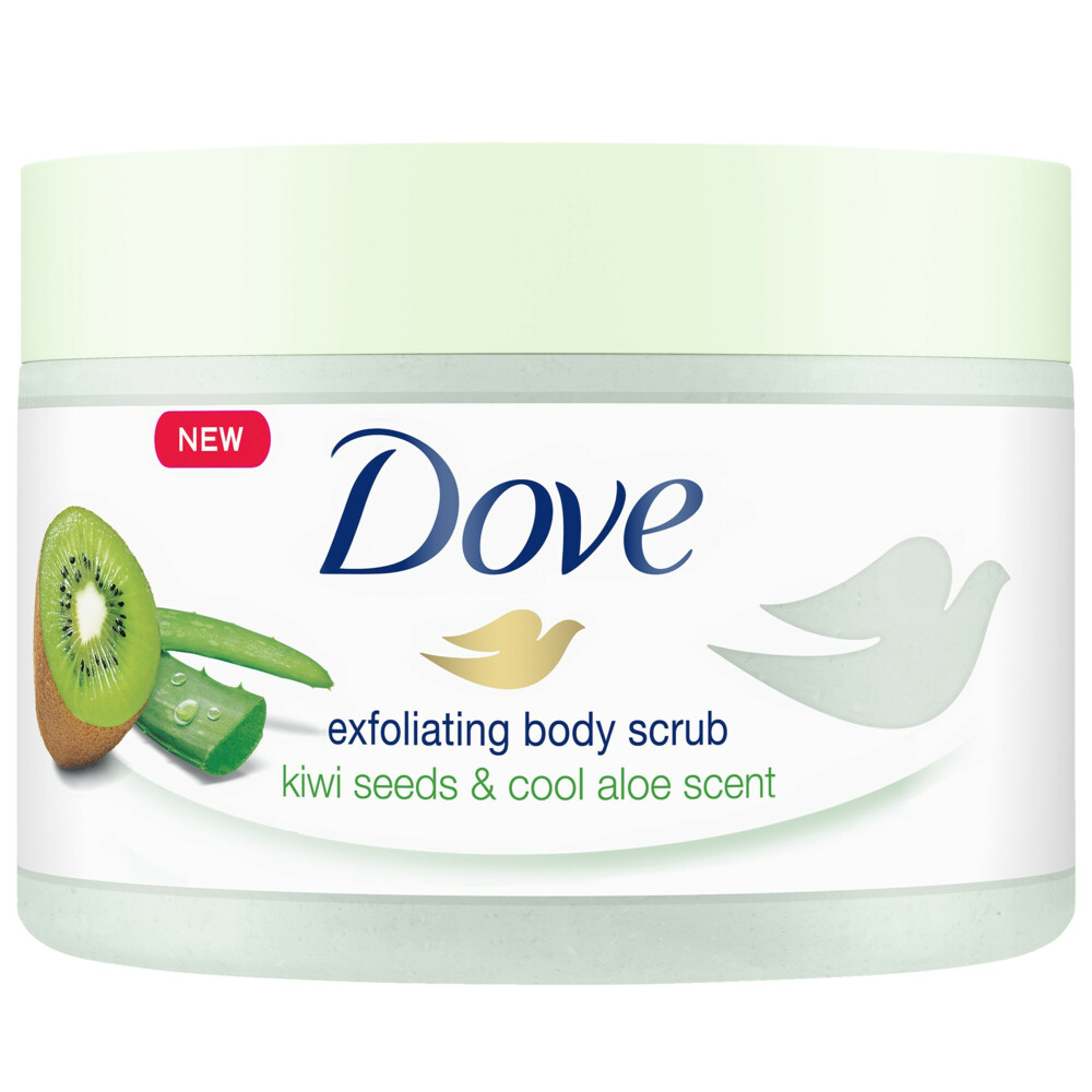 Dove Body Scrub Kiwi & Aloë Vera 225 ml Plein.nl