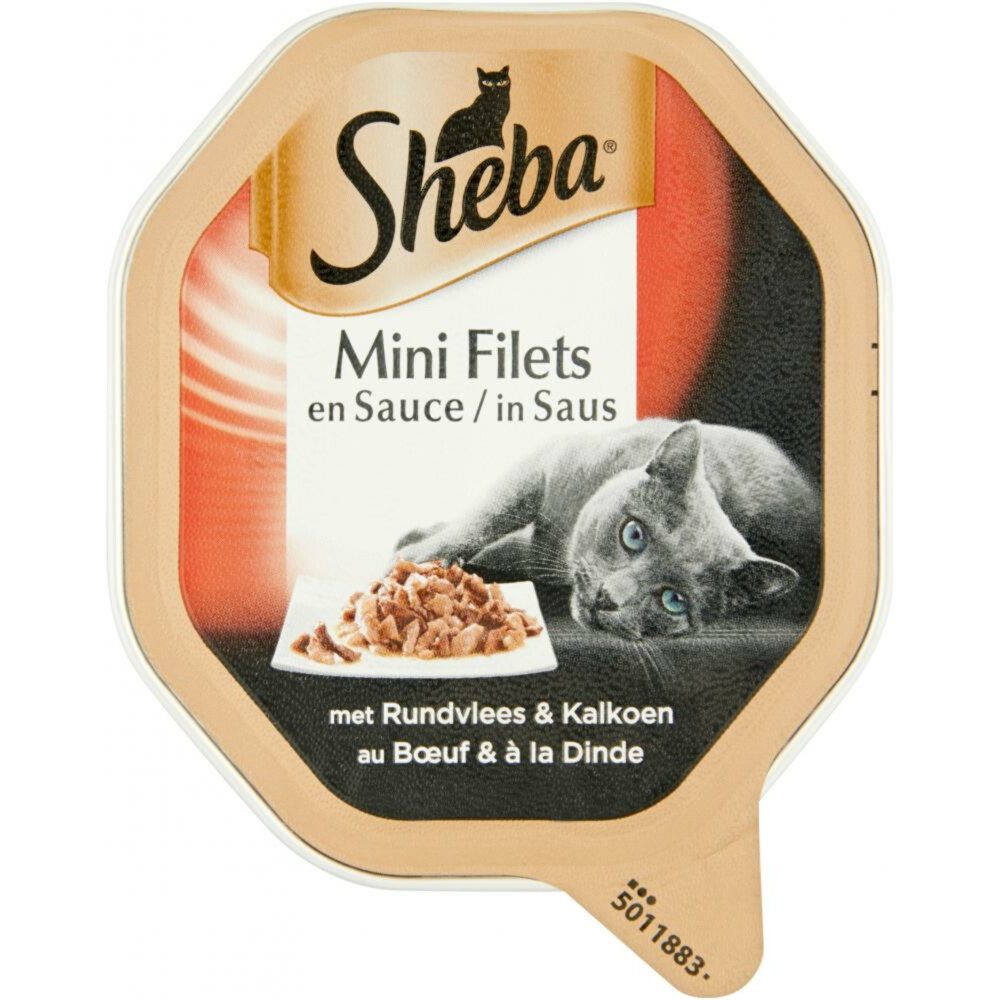 Sheba Selection Rund - Kalkoen In Saus 85 gr