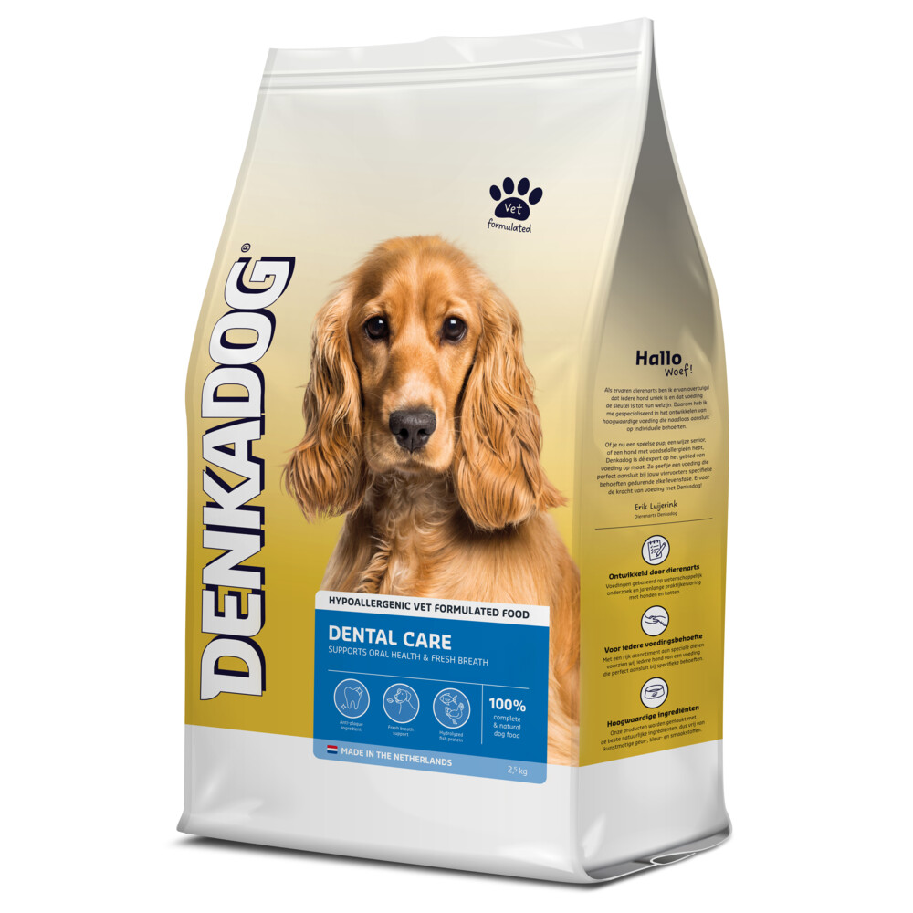 4x Denkadog Hondenvoer Dental Care 2,5 kg