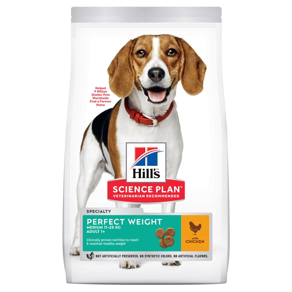 Hill's Science Plan Adult Perfect Weight Medium 12 kg