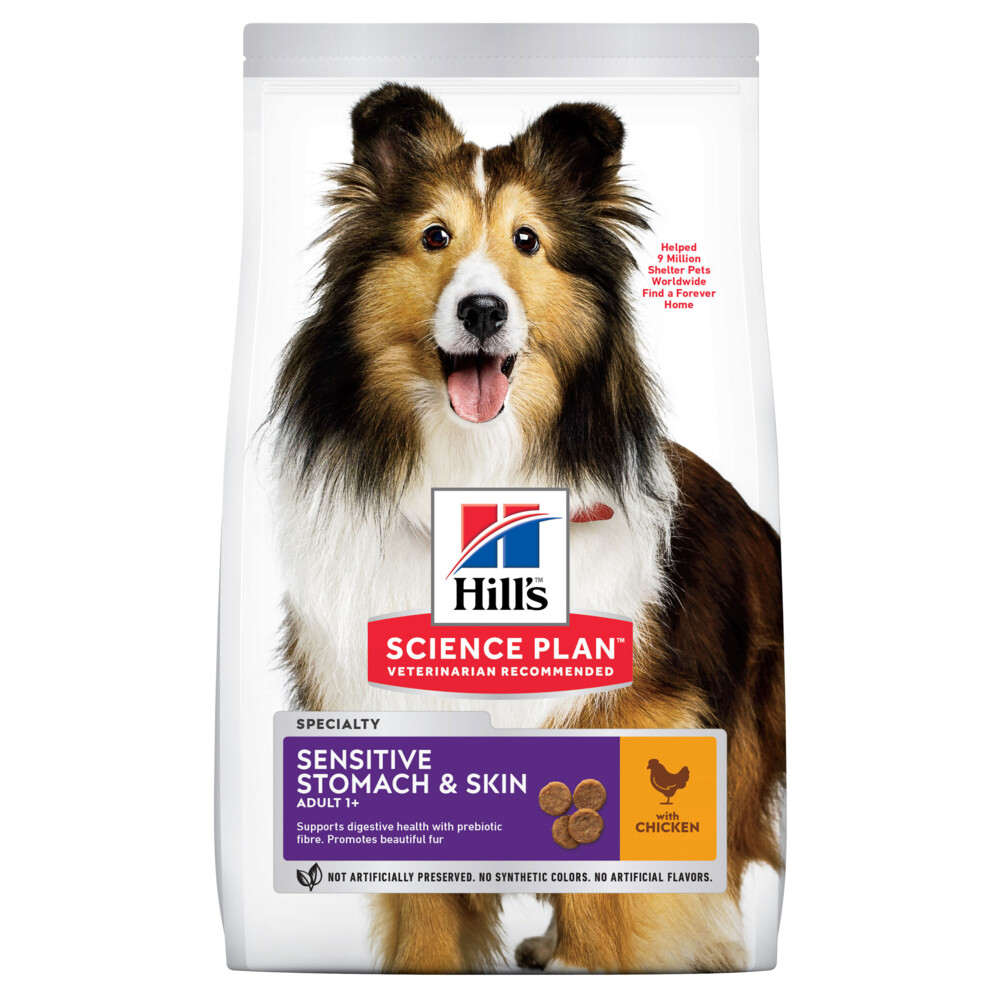 Hill's Canine Adult Sensitive Stomach Skin Kip Medium 2,5 kg