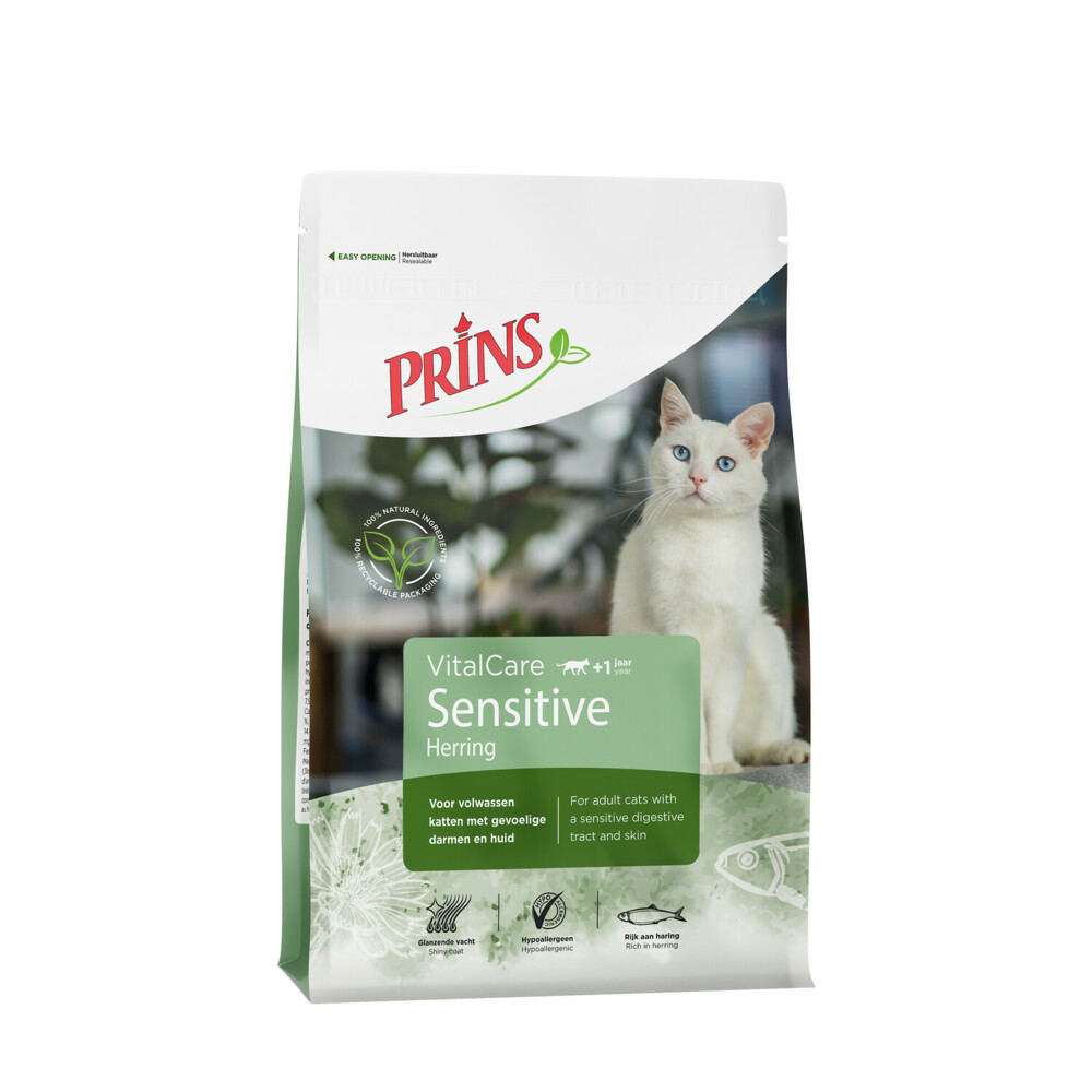Prins VitalCare Protection Sensitive Hypoallergenic Kattenvoer 10 kg