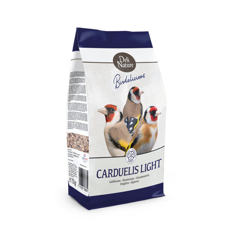 5x Deli Nature Aves Cultura Carduelis Distelvink Light 0,75 kg