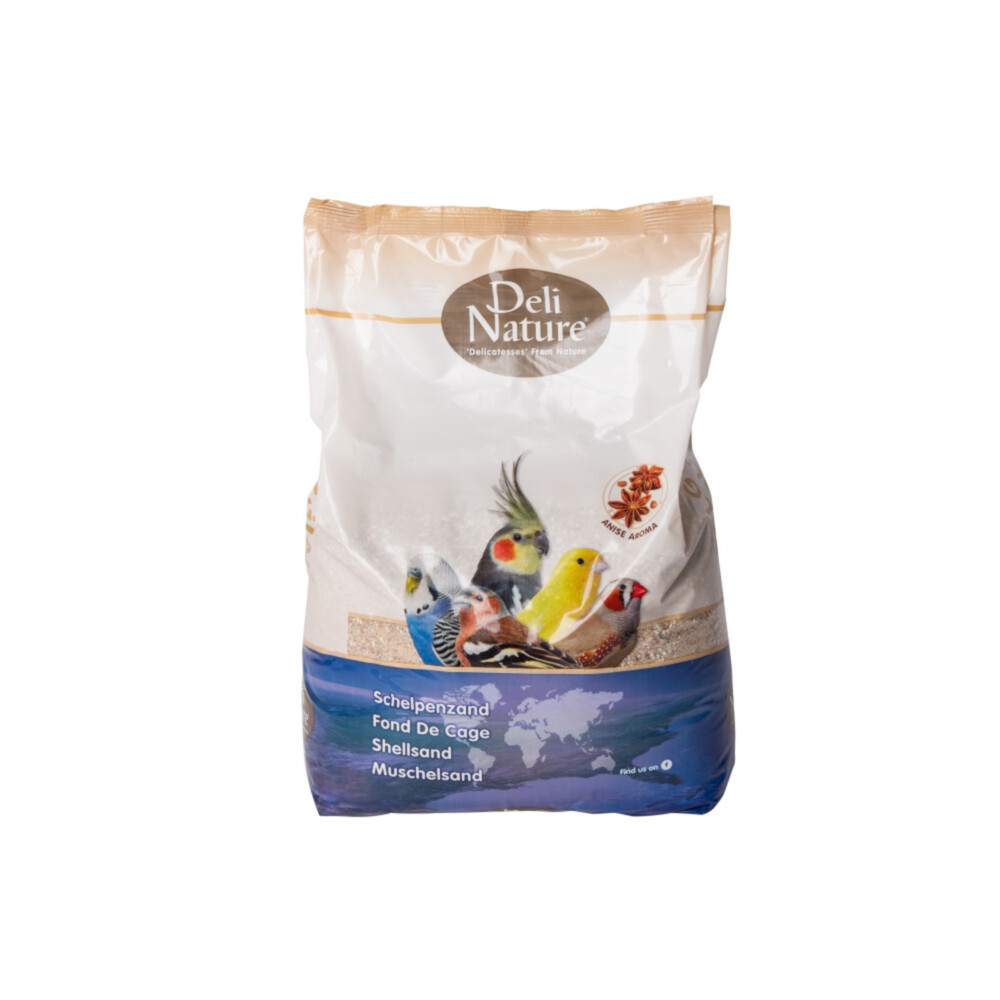 Deli Nature Schelpenzand Bruin 5 kg