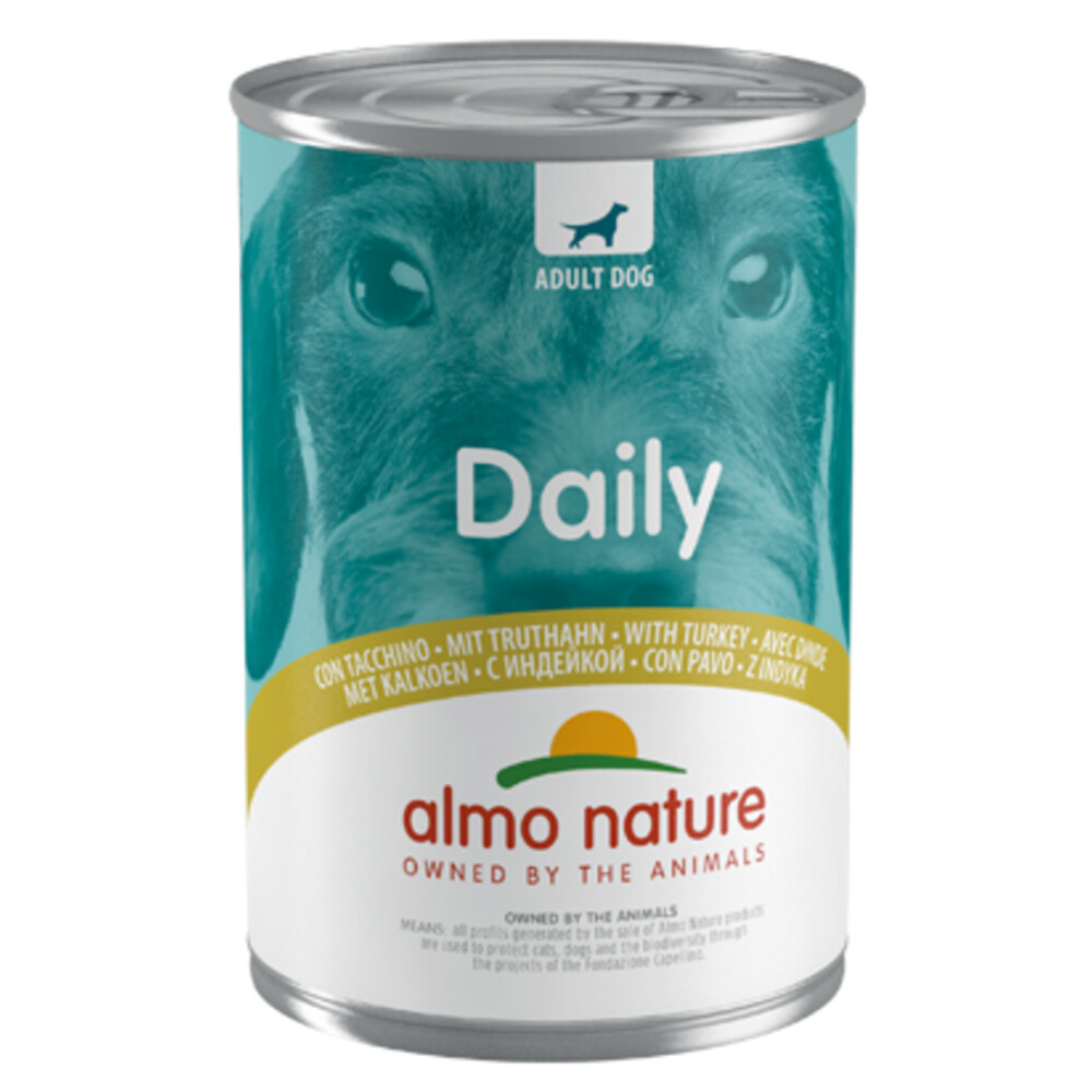 Almo Nature Dog Daily Menu Kalkoen 24x400g