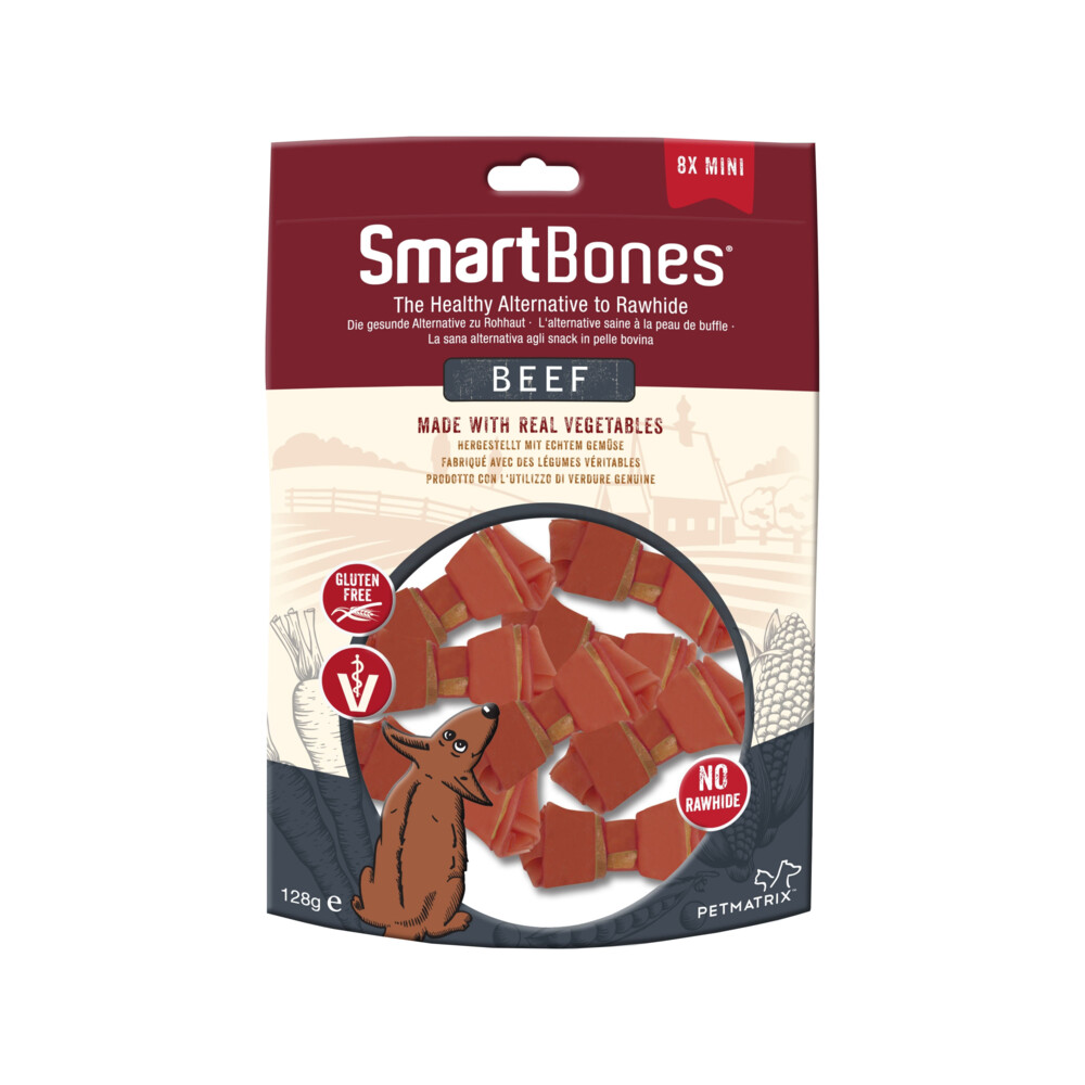 Smartbones Smartbones Beef Rund Mini Hondenvoer