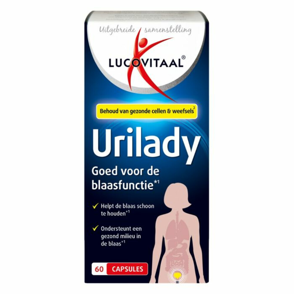 Gratis Verzending: 3x Lucovitaal Urilady 60 capsules