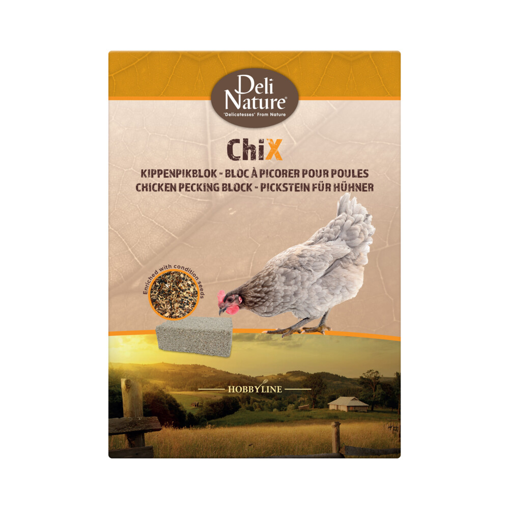 16x Deli Nature Chix Kippenpikblok 1 kg