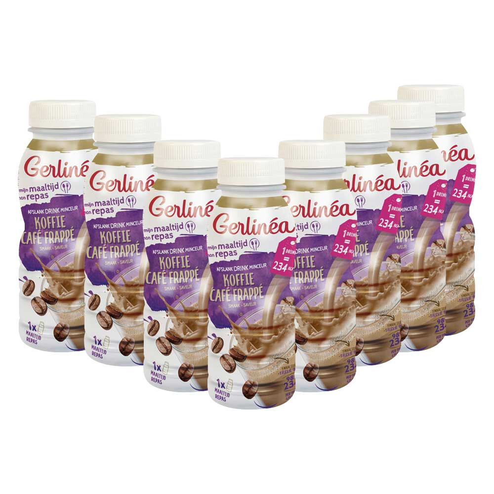 8x Gerlinea Drinkmaaltijd Koffie 236 ml