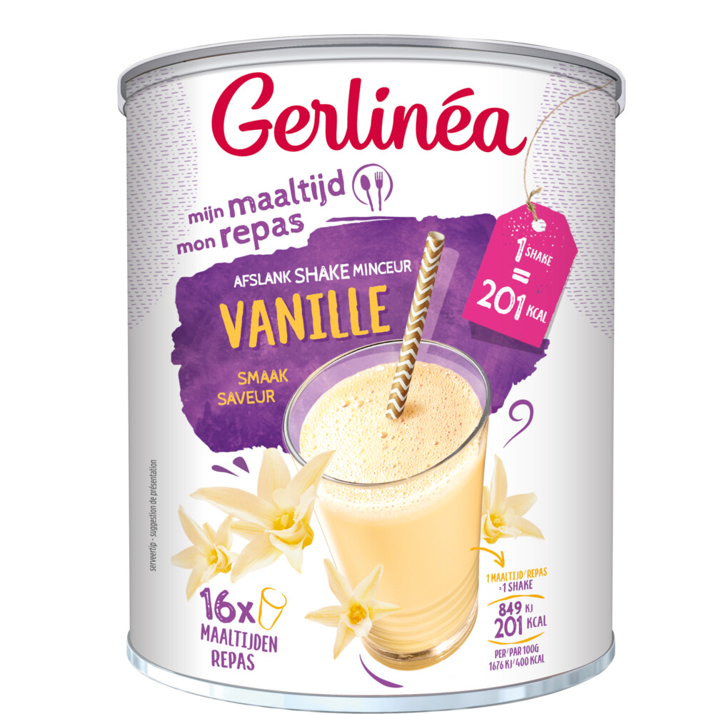 6x Gerlinea Milkshake Vanille 436 gr