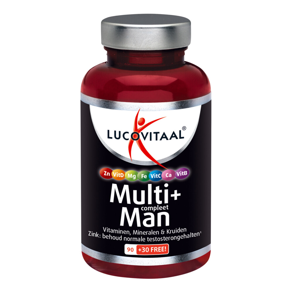 3x Lucovitaal Multi + Compleet Man 120 tabletten