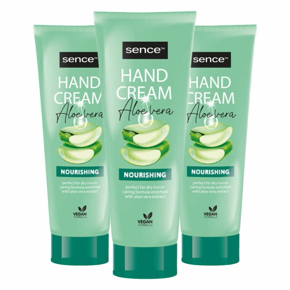 3x Sence Handcrème Aloe Vera 75 ml