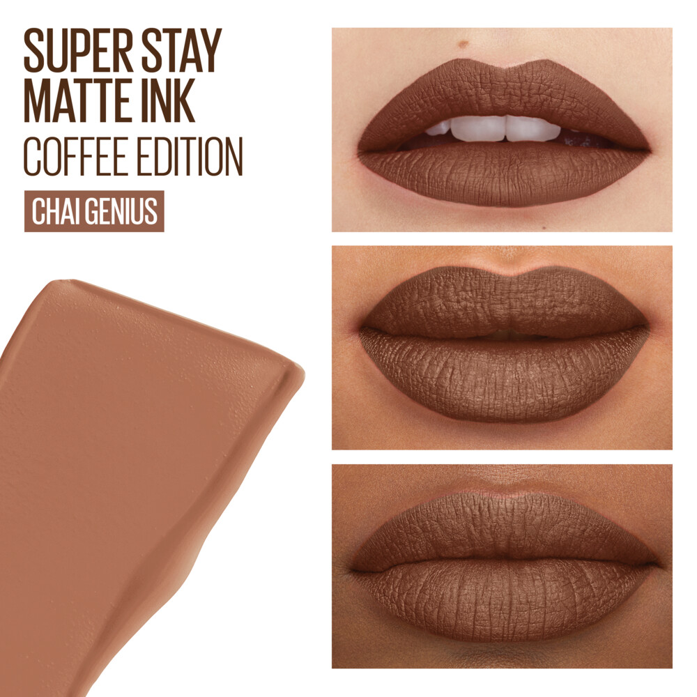 Maybelline Superstay Matte Ink Lippenstift Coffee Collection Chai