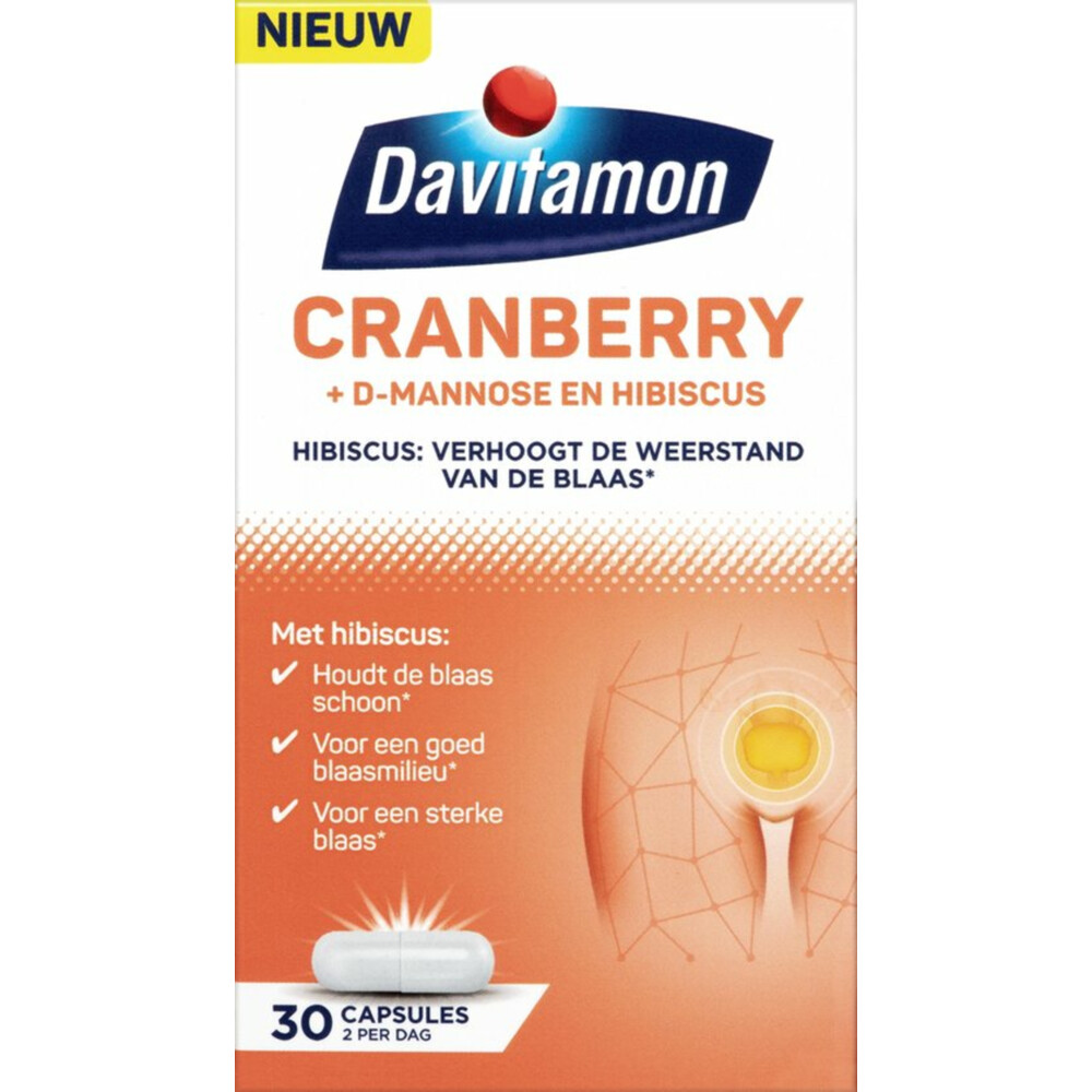 4x Davitamon Cranberry 30 capsules