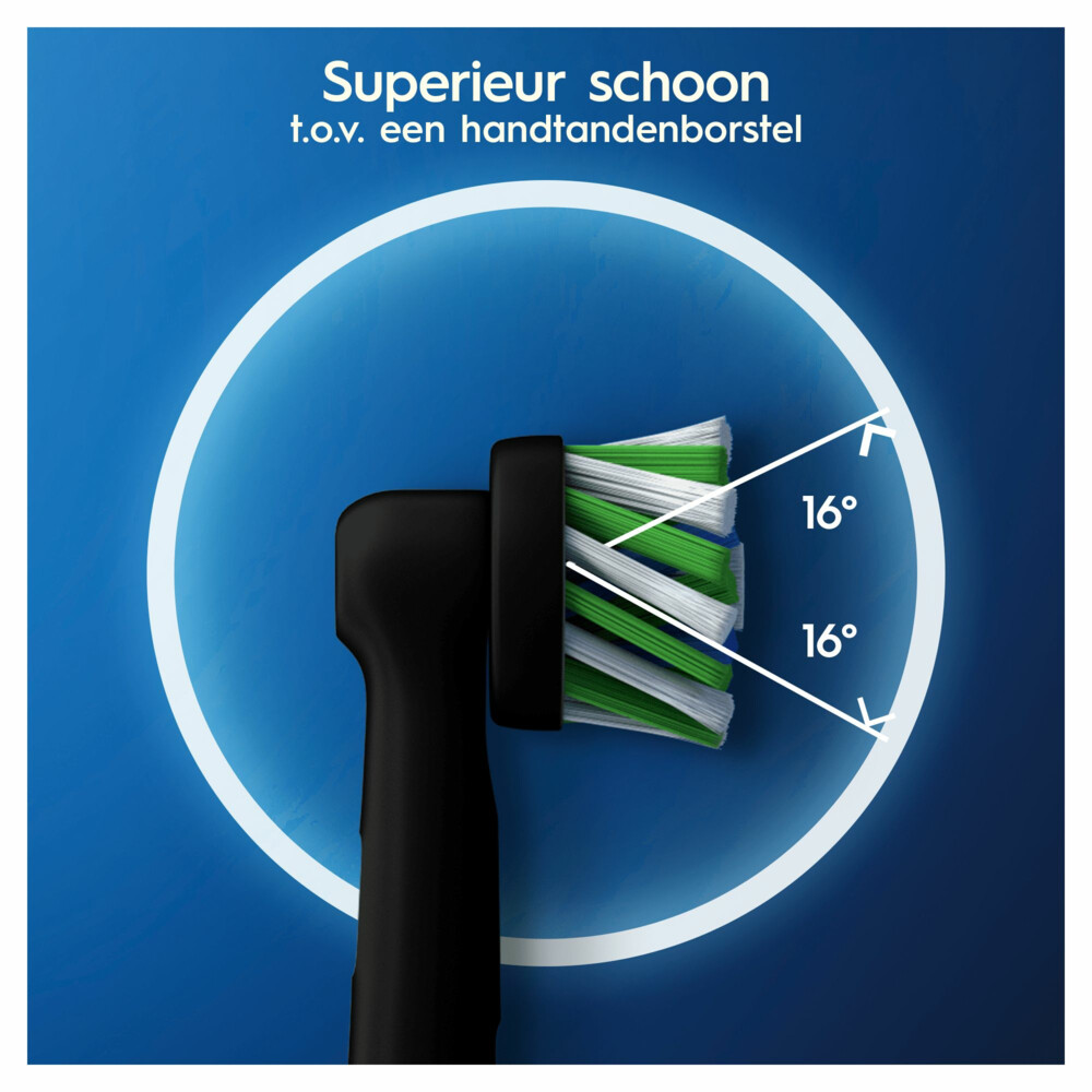 Oral-B Opzetborstels CrossAction Black 10 Stuks | Plein.nl