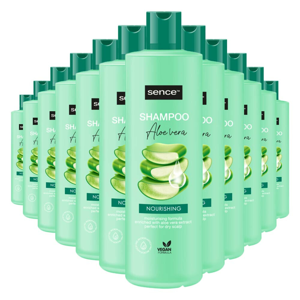 12x Sence Aloë Vera Shampoo 400 ml