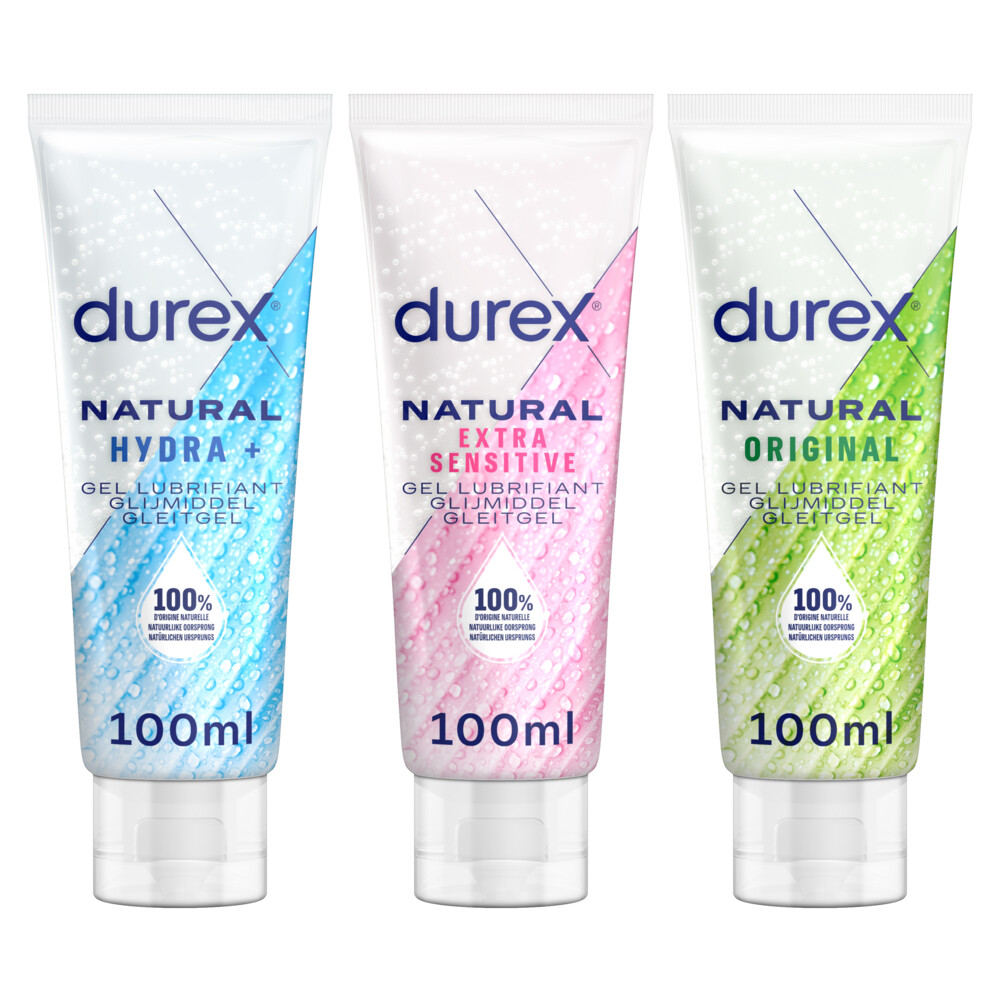 Durex Naturals Glijmiddel Pakket