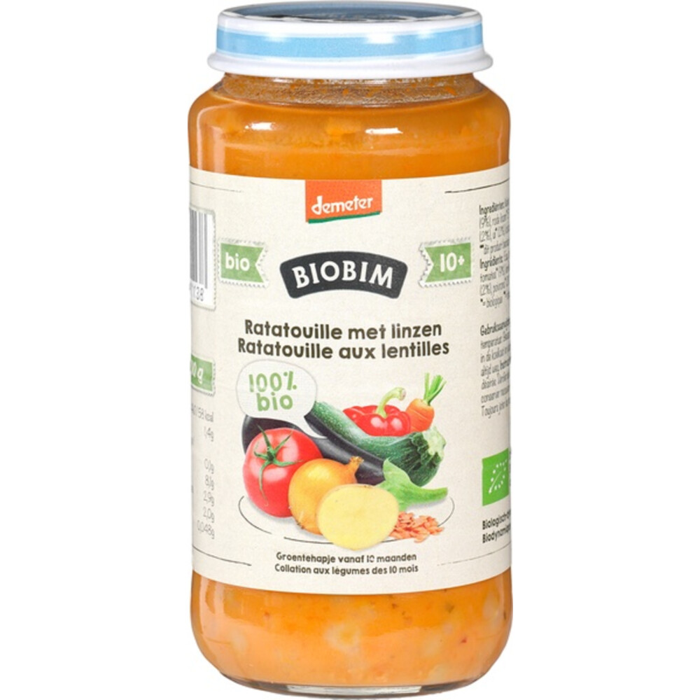 Biobim Ratatouille linzen 10+ maanden 250g